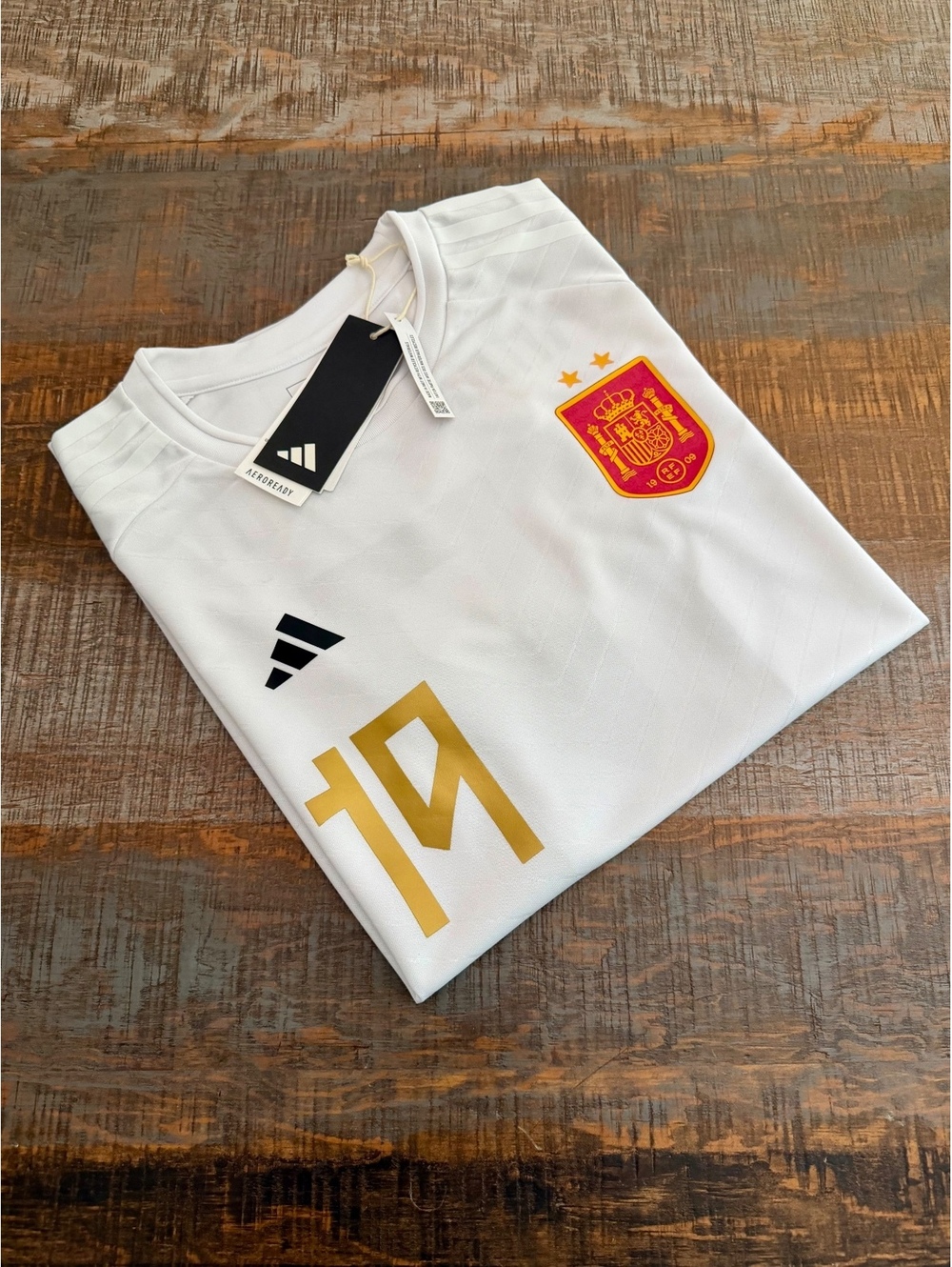 2 Starts World Champions Lamine Yamal Spain Adidas Jersey Women 2XL
